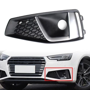 Front Bumper Front Left Fog Light Lamp Cover Fit Audi A4 B9 S4 2018-2020 - Picture 1 of 12