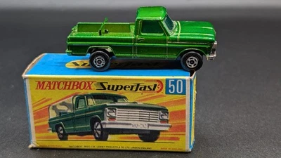 Camión diecast Matchbox Superfast #50 Kennel 1968 vintage en caja - incompleto  Foto 1 de 4
