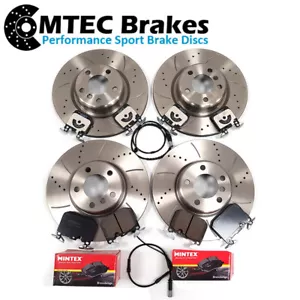 BMW F20 F21 F22 F23 F30 F31 F32 PASTIGLIE DISCHI FRENO ANTERIORI POSTERIORI M SPORT UPGRADE KIT - Foto 1 di 4