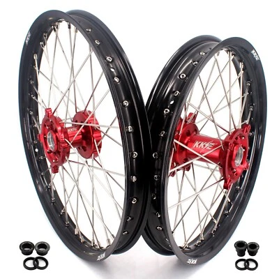 Juego de bujes de llantas con radios KKE 21/19 MX para SUZUKI RMZ250 2007-2025 RMZ450 2005 Foto 1 de 4