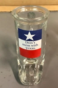 Don’t Mess With Texas Boot Shaped Glass con mango - Imagen 1 de 4