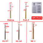 10pc Dental Zekrya/FG-245/557/Endo-Z/MC Tungsten Burs Carbide Drill cutters 28mm