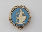 VINTAGE CAMEO SOLID PERFUME COMPACT VENUS AND CUPID CORDAY