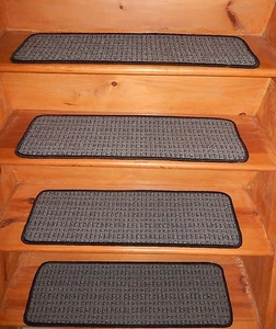15 STEP 9" X 30" + Landing 30''x 30'' Stair Treads Staircase  WOOL WOVEN CARPET. - Picture 1 of 5