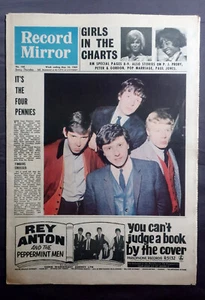RECORD MIRROR No. 166 16th May 1964 ~ Four Pennies ~ P. J. Proby ~ Chuck Berry! - Picture 1 of 12