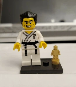 Lego 8684 Minifigura Serie 2 Karate Master Completo con Accesorio y Base Raro - Imagen 1 de 2