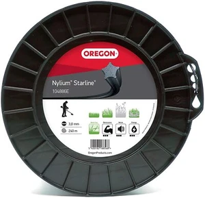 OREGON NYLIUM STARLINE 3mm x 240 metres strimmer brushcutter line 104886 NEW - Picture 1 of 5