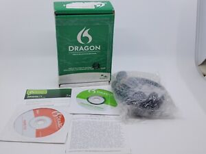 NUANCE DRAGON Naturally Speaking Speech Recognition Software w/ Headset 11.0