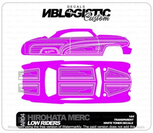 Hirohata Mercury Universal WaterSlide Decal for hot wheels 1/64 Scale 01 - Picture 1 of 4