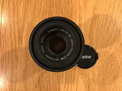 Vivitar DL 75-205mm Macro Zoom Lens Nikon Ai-S Camera Mount - Image 1 of 3