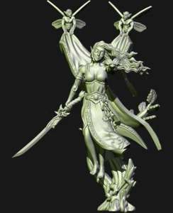 Wood Elves Mage wargaming - dnd - tabletop gaming - old world - Imagen 1 de 12