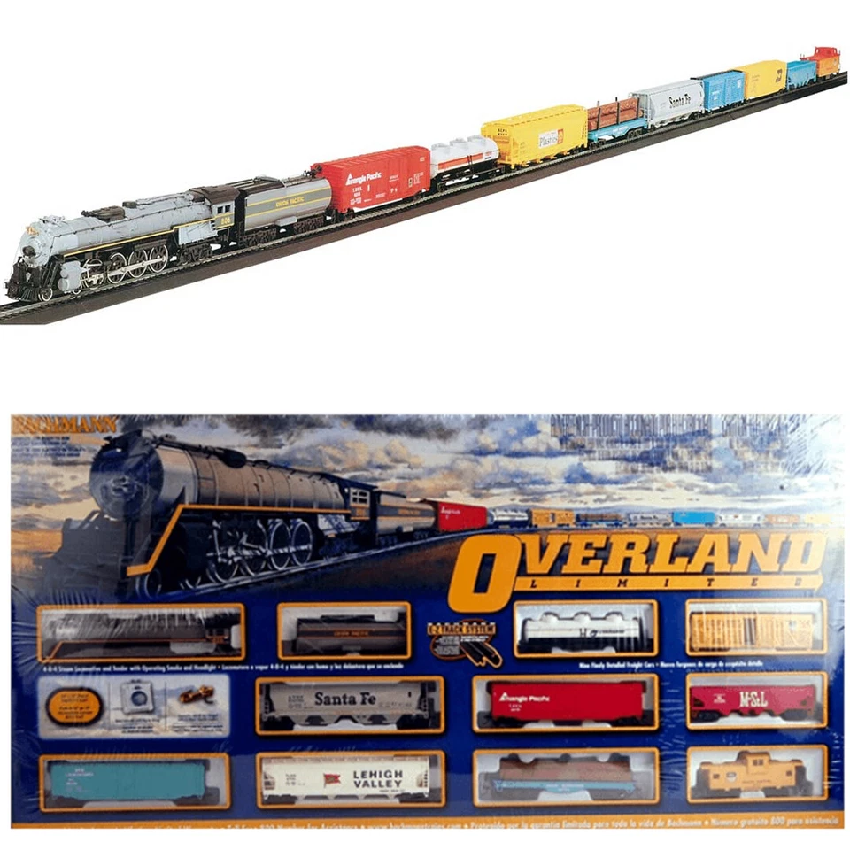 Juego de tren eléctrico Bachmann 00614 Overland Limited con vía E-Z escala HO Foto 1 de 1