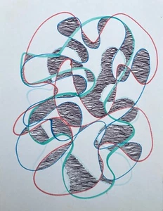 Dibujo estilo MCM abstracto de William Davis - Imagen 1 de 2