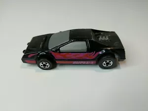 VTG 1983 HOT WHEELS CRACK UPS SUPER X SPORT CRASHER HONG KONG BLACK RARE - Picture 1 of 6