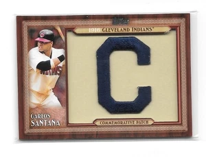 2011 Topps Carlos Santana *Commemorative Patch Card* NRMT-MT or Better - Picture 1 of 2