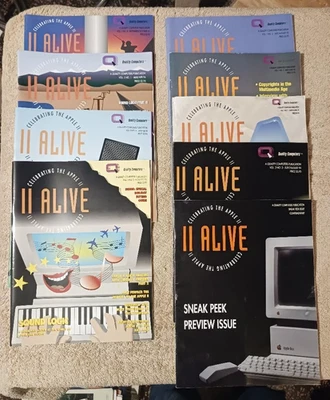 Lot of 15 Issues II Alive Vintage Apple Magazine PC Computer Computing 93-96 - Image 1 of 2