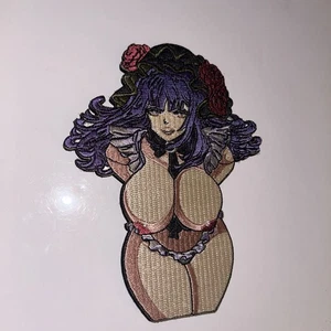Anime Girl Waifu Explicit Embroidered Patch - Picture 1 of 4