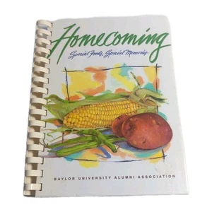 VTG 1996 Homecoming Baylor University Alumni Association Cookbook Waco Texas - Picture 1 of 8