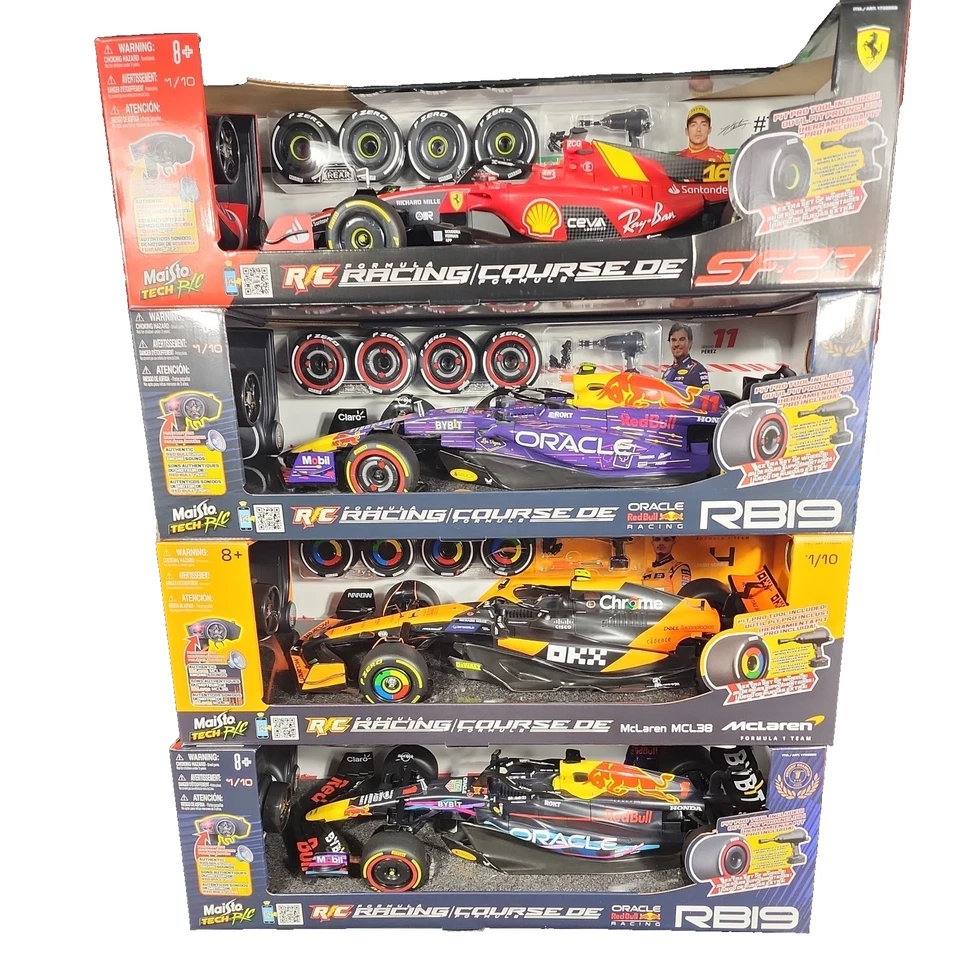 Ferrari , Red Bull, Mclaren Formula 1 F1 Racing RC Car Maisto 1:10 - Image 1 of 4