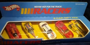 1987 HOT WHEELS *RACERS* 5 CAR GIFT PACK MIB FERRARI Thunderburner Firebird etc - Picture 1 of 4