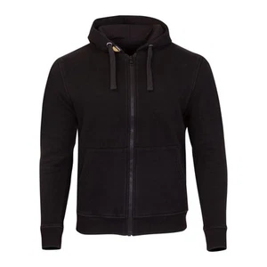 Women Motorbike Riding Black Fleece Protective Hoodie/Jacket with Level 2 Armors - Picture 1 of 6