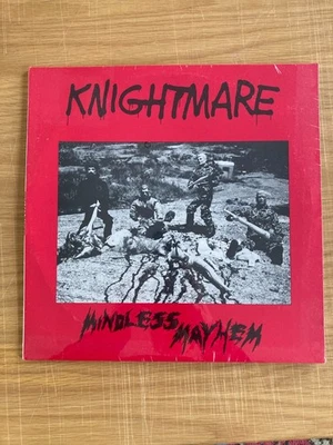 KNIGHTMARE "MINDLESS MAYHEM" 1987 HEAVY METAL LP SEALED GG ALLIN Foto 1 de 2