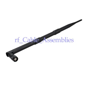 2, 2,4 GHz RP-TNC Omni WiFi klappbare Antennen 9dBi Linksys WRT54G WRT54GL - Bild 1 von 7