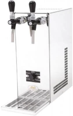 GASTROBEDARF WESTERBARKEY (GDW) Zapfanlage für Mineralwasser Soda Sprudelwasser 2ltg Edelstahl Green Line