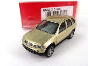 Herpa 032841 BMW X5 Gold Metallic, HO, 1:87, OVP  #Spiegel = abgebr. s. 2. Foto - Picture 1 of 9