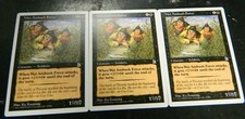 MTG English Portal Three Kingdoms Wei Ambush Force x3 Black Common Excellent +++