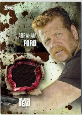 The Walking Dead Season 5 Shirt Relic Costume Card Abraham Ford #06/50 - Image 1 of 2