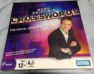 Crosswords Social Wordplay Game Parker Brothers Hasbro 12+ SEALED Merv Griffin's