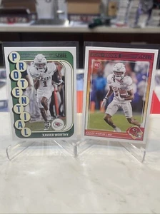2024 Score Xavier Worthy (2) RC Lot!! KC Chiefs🔥🔥 - Picture 1 of 3