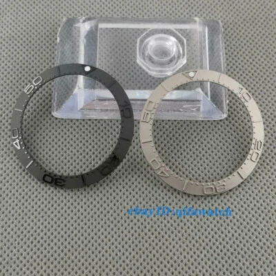 New 38mm Black/Gray Ceramic Bezel insert for 40mm automatic watch - Image 1 of 2