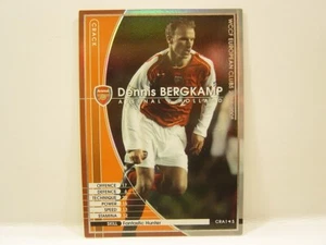 Panini WCCF 2004-05 CRA Dennis Bergkamp 1969 Holland　No.10 Arsenal World Crack - Picture 1 of 6