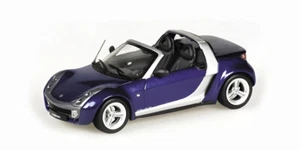 Minichamps 400032130 SMART ROADSTER CABRIO 2002 BLUE METALLIC scale model 1:43 - Picture 1 of 1