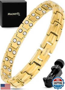 MagnetRX® Women's Ultra Strength Magnetic Bracelet - Titanium Magnetic Bracel - Picture 1 of 5