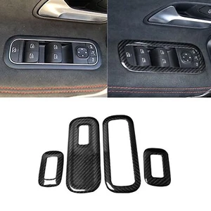 Dry Carbon Window Lift Panel Frame Trim For BENZ W118 CLA  A-Class CLA200 CLA260 - Imagen 1 de 8