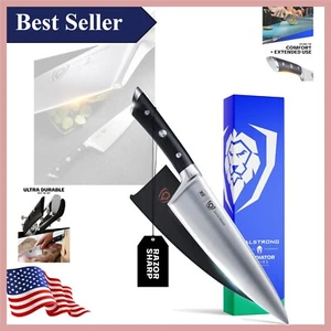 Forged High Carbon Steel Chef Knife - Razor-Sharp Blade, Full Tang Construction - Picture 1 of 10