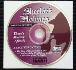 Sherlock Holmes Consulting Detective Vol. 1 Ver. 4, ICOM, CD-ROM, PC, Vintage SW - Picture 1 of 2