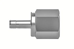 3/8 Tube Stub x 1/4 FNPT 316ss Female Adapter Fitting SSP Duolok ISSD6FA4 - Picture 1 of 2