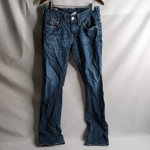 True Religion Y2K Men's Denim Jeans Blue Medium Wash w/Back Pocket Stitching, 29 - Picture 1 of 9