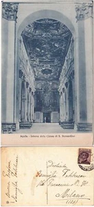 L'AQUILA - INTERNO DELLA CHIESA DI S. BERNARDINO - VIAGG. -87577- - Picture 1 of 1