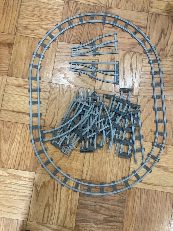 Lego 3230B 3229B 3228B 767 12V vías de tren vintage años 80 excelente estado Foto 1 de 4