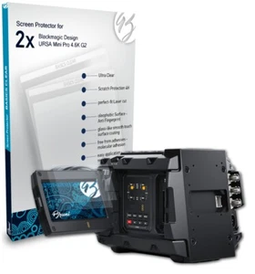 Bruni 2x Película Protectora para Blackmagic Design URSA Mini Pro 4.6K G2 - Imagen 1 de 4
