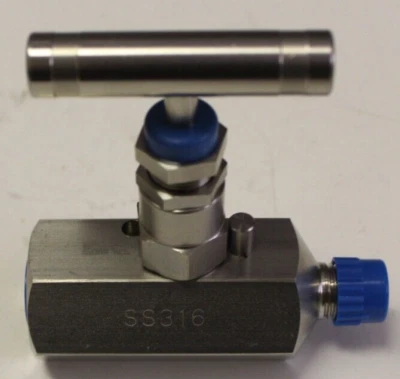 1/4" spv4m4ft needle valve 10000 psi, ss mxf needle valve - Image 1 of 4
