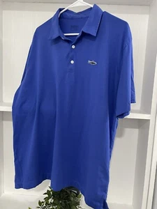 Men’s Large Patagonia Lightweight Cotton Polo Blue Shirt - Picture 1 of 5