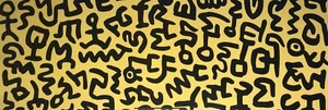 Keith Haring Untitled Yellow, poster - Picture 1 of 2
