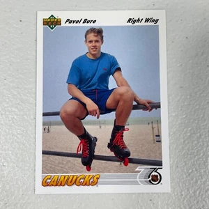 1991-92 Upper Deck Pavel Bure Rookie Card RC #54 Vancouver Canucks - Bild 1 von 2