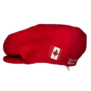 Vancouver Original Roots Style Beaver Nordic PoorBoy Cap Maple Leaf Red Rouge LG - Picture 1 of 10
